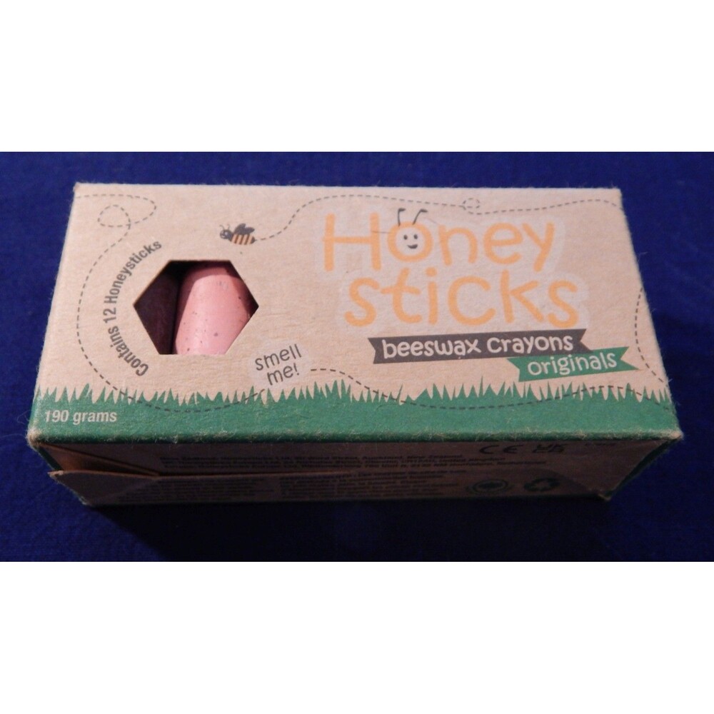 Honey Sticks Natural Beeswax Crayons Originals 12 Colors New Zealand Brand New
